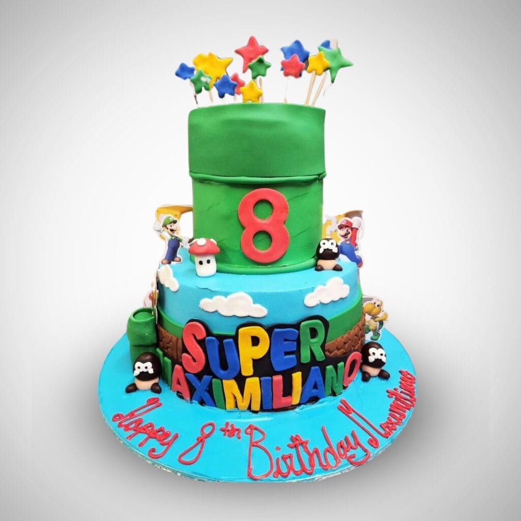 Super Mario Dominican Cake