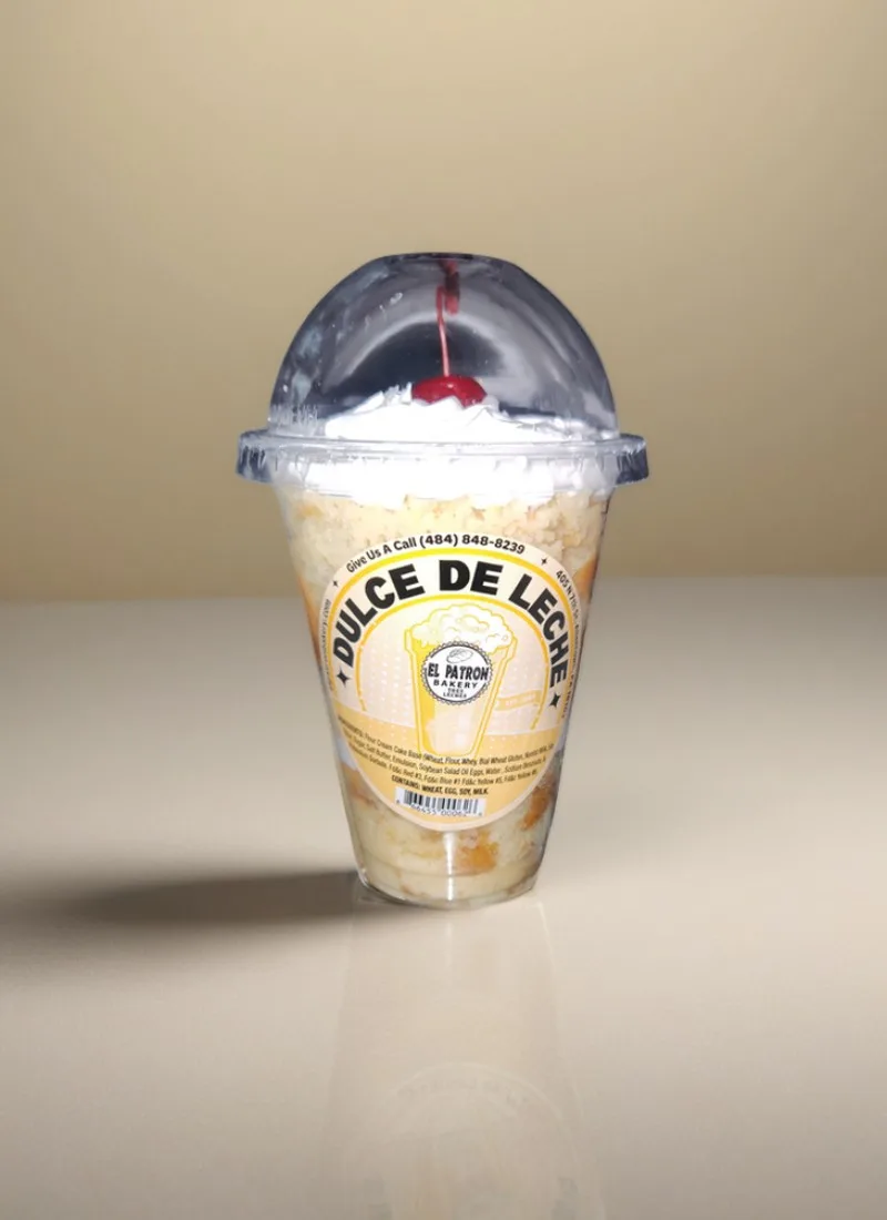 Flavored Tres Leche Cup Dulce De Leche