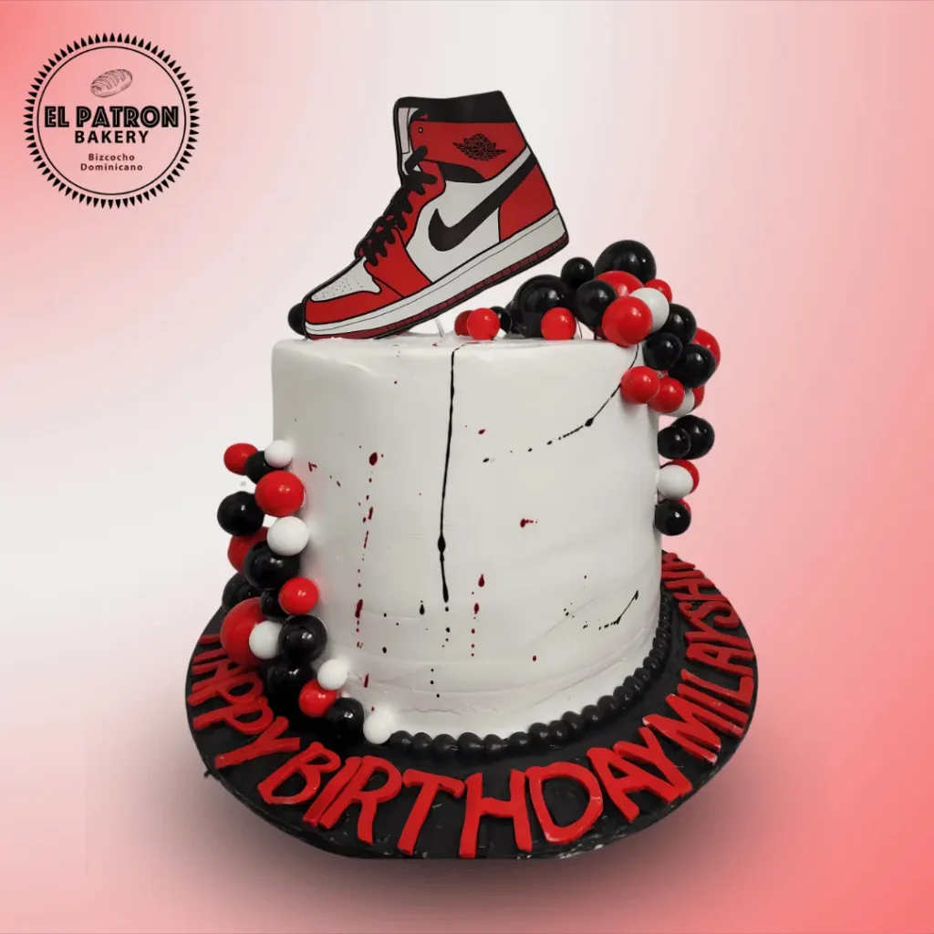 Nike Red Custom Cake