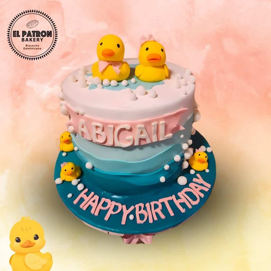 Duckling Custom Cake